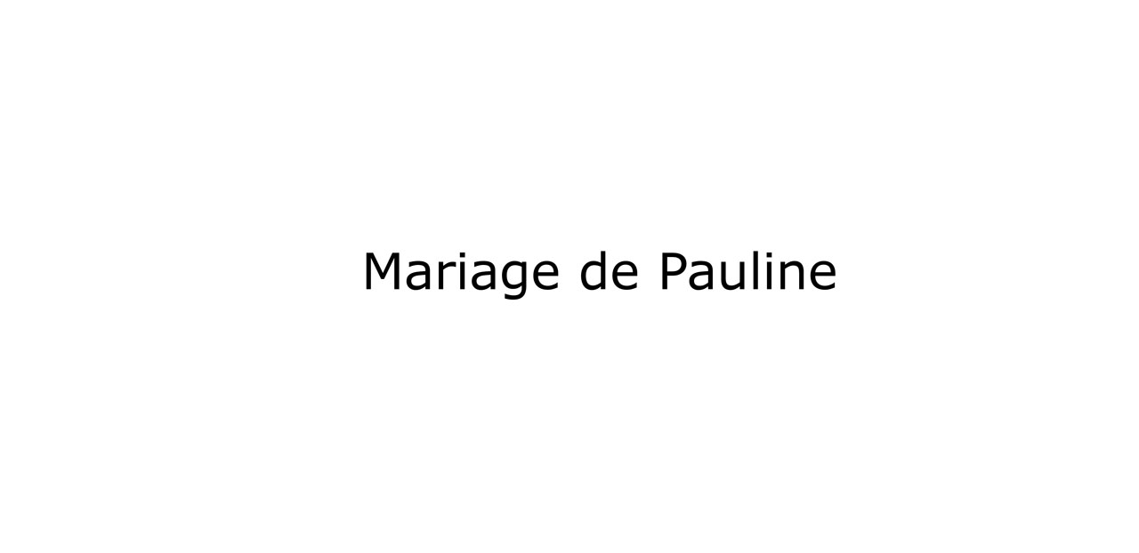 Je te suivrai en Sibérie - Mariage de Pauline - Photo 1